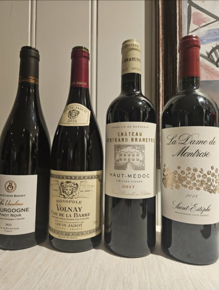 Vinkveld om Bordeaux og Bourgogne Viner